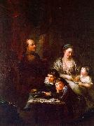  Anton  Graff The Artist's Family before the Portrait of Johann Georg Sulzer china oil painting reproduction